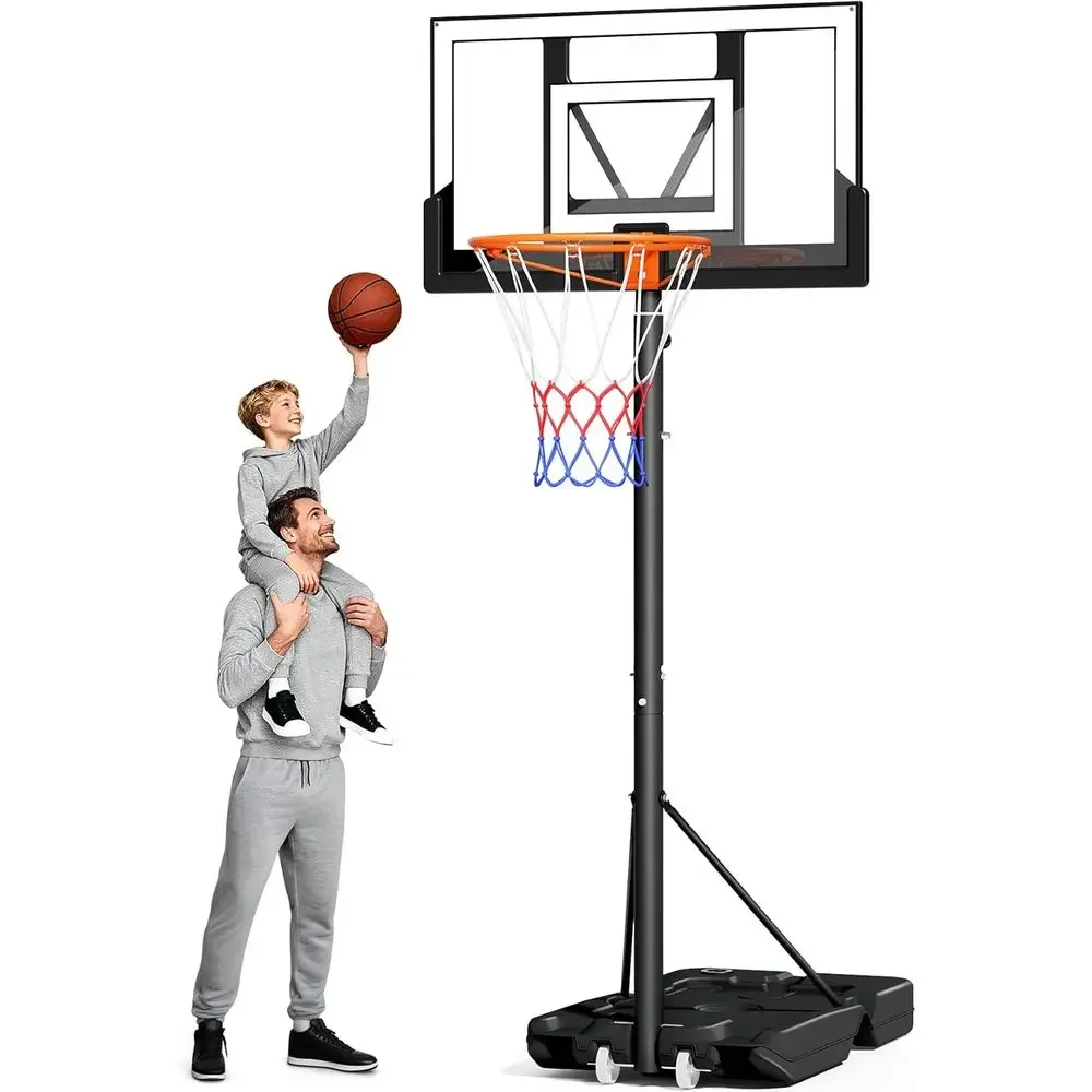 Kids Outdoor Basketball - Портативная уличная баскетбольная стойка с 40-дюймовой