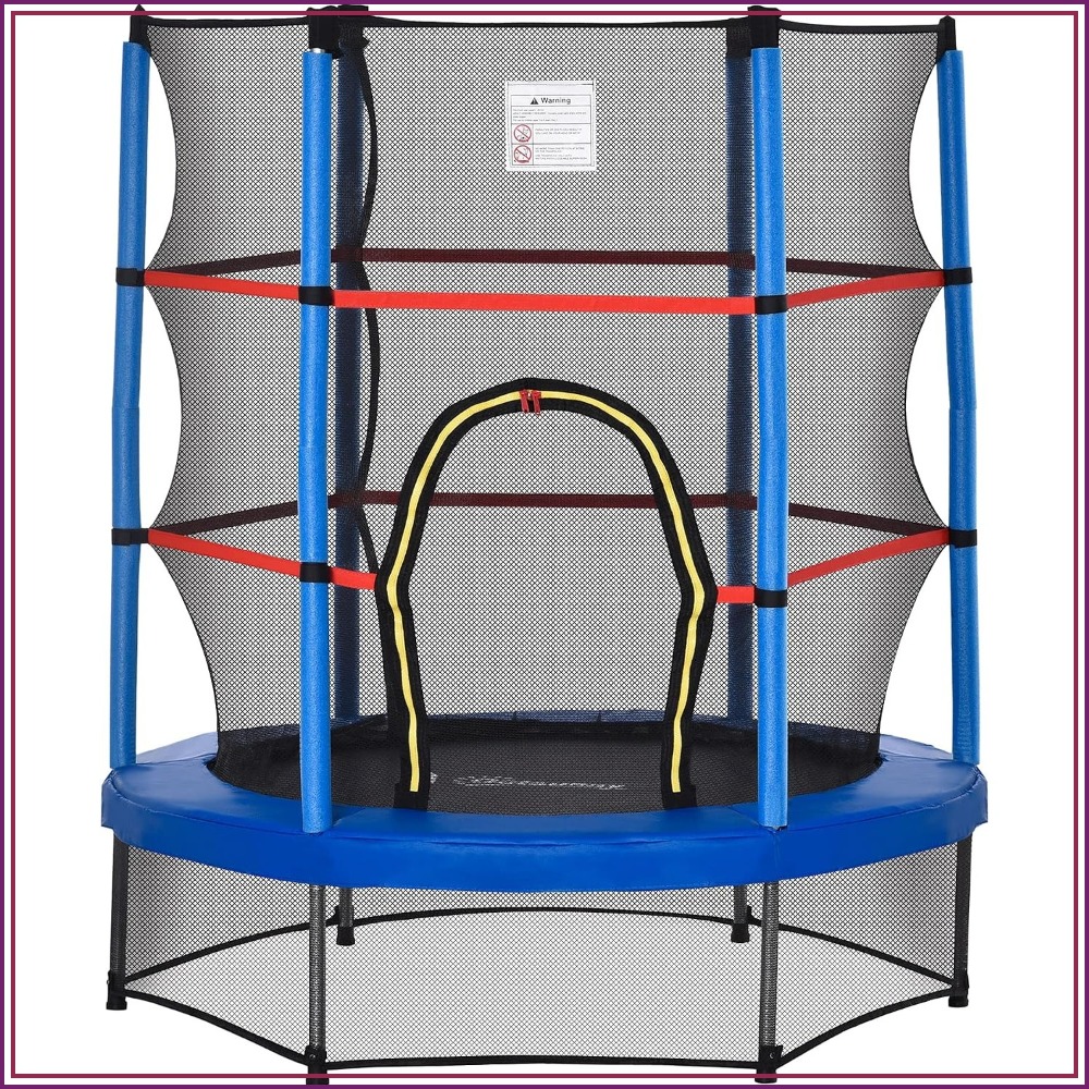 Kids Outdoor Frame - 55-дюймовый мини-батут для детей 3-6 лет,