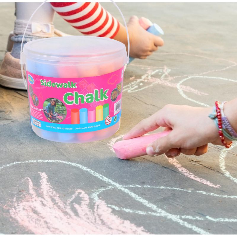 Chalk Outdoor Jumbo - Моющийся цветной мел для тротуарной доски