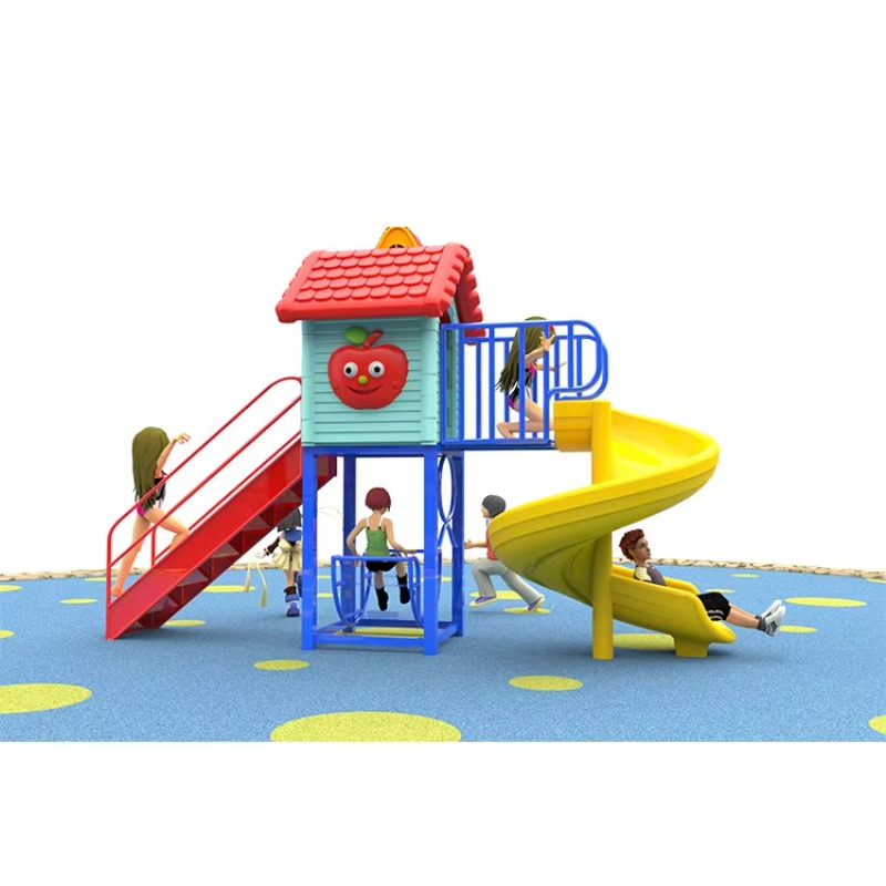 Kids Outdoor Swing And Slide - Лидер продаж, детская горка и качели,