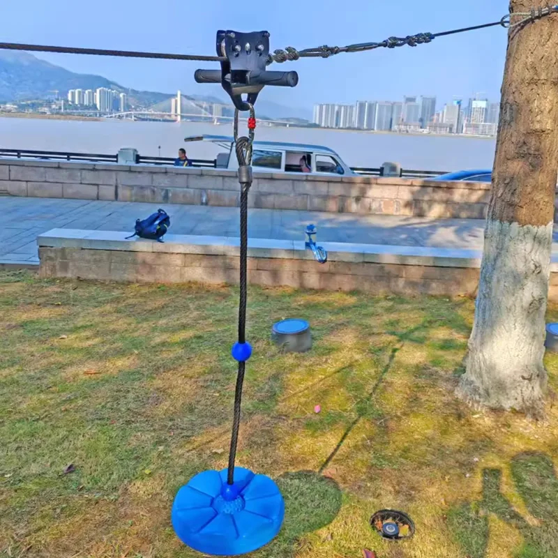 Kids Outdoor Zipline - Детский уличный зиплайн-трос для воздушного спуска,