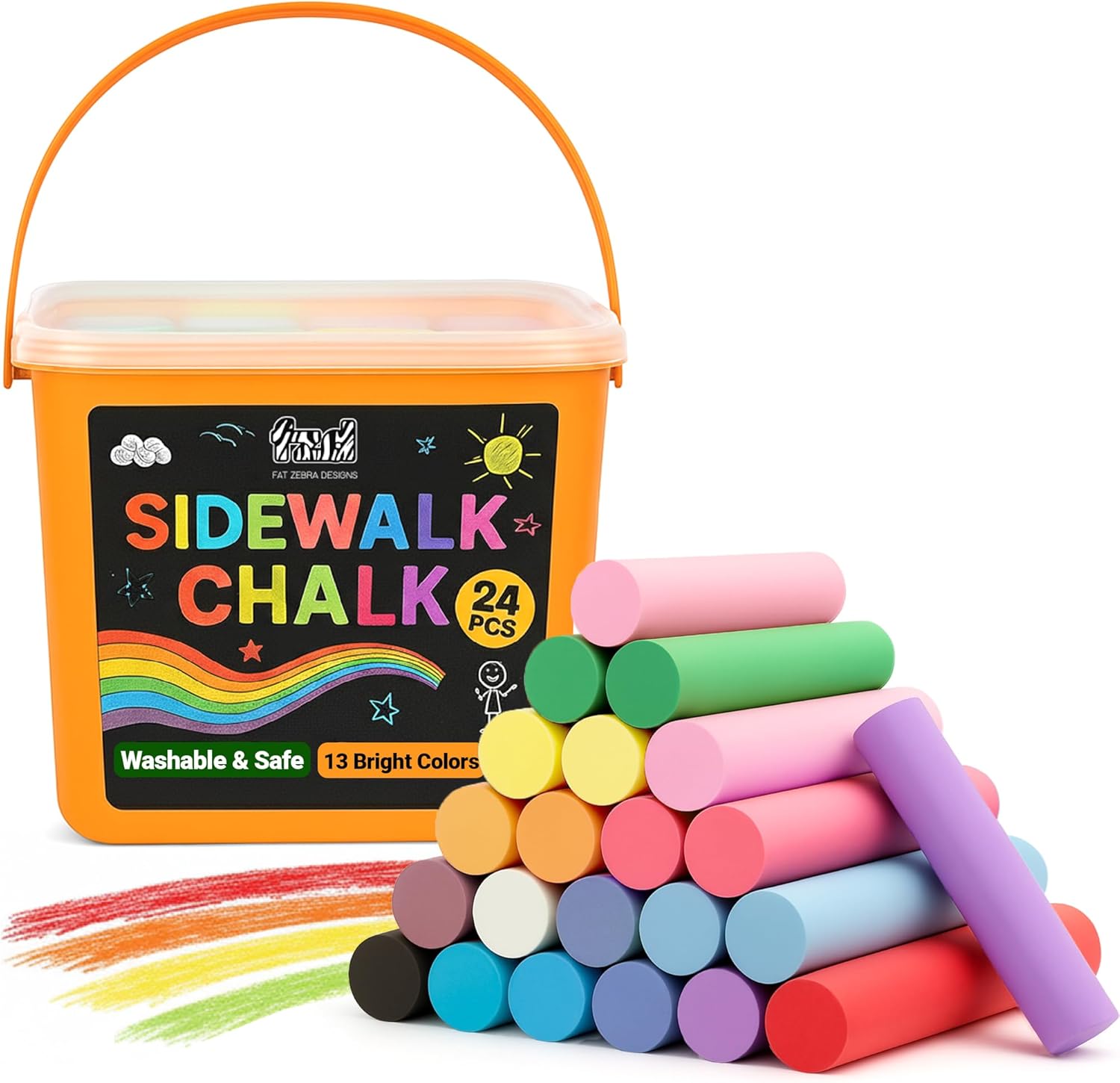 Chalk Outdoor Jumbo - Набор из 24 мелков для рисования