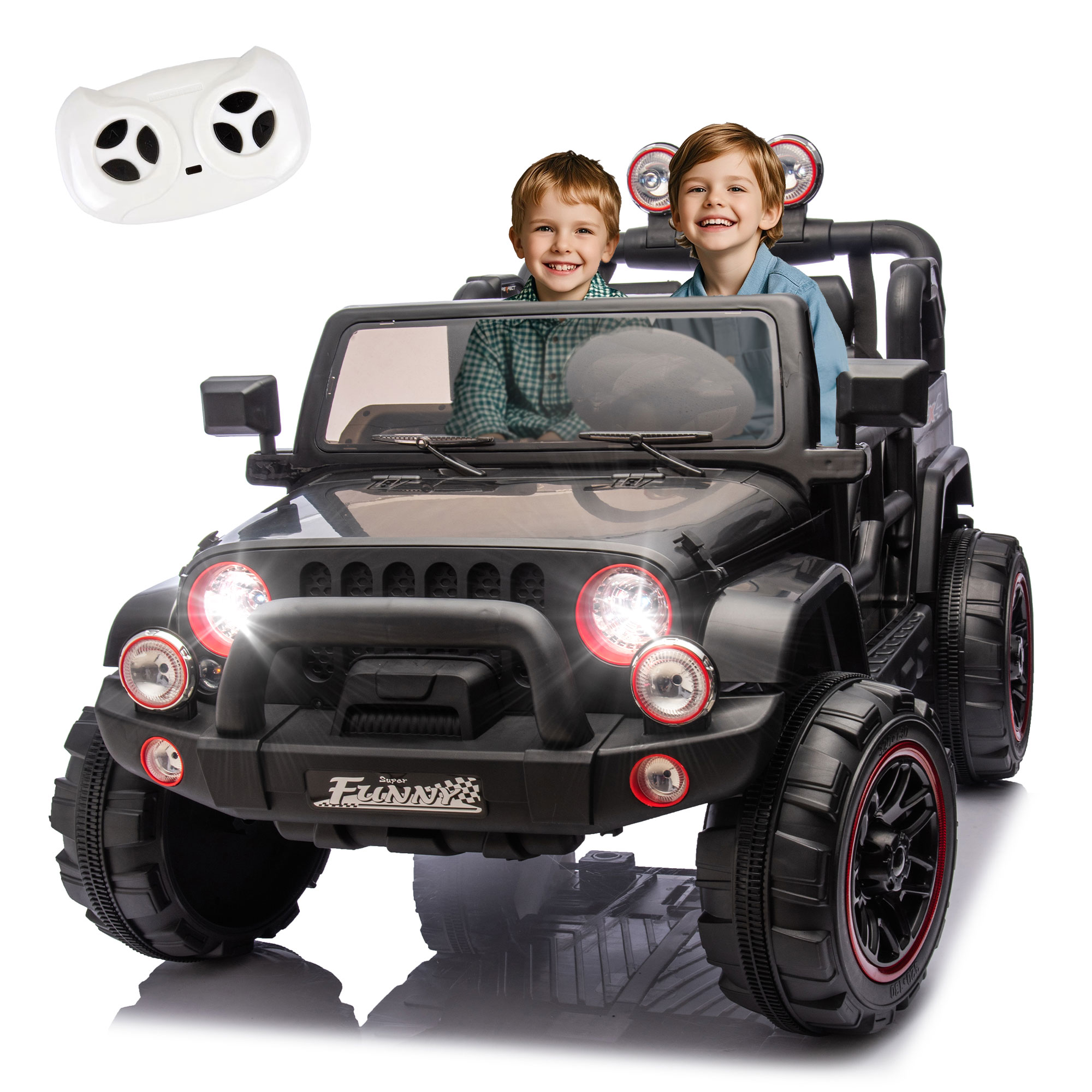 Kids Outdoor Electric Car - Детский электромобиль 24В 80Вт с Bluetooth,