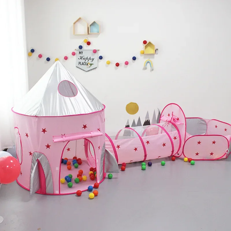 Kids Outdoor Yurt - Портативная космическая капсульная палатка 3 в