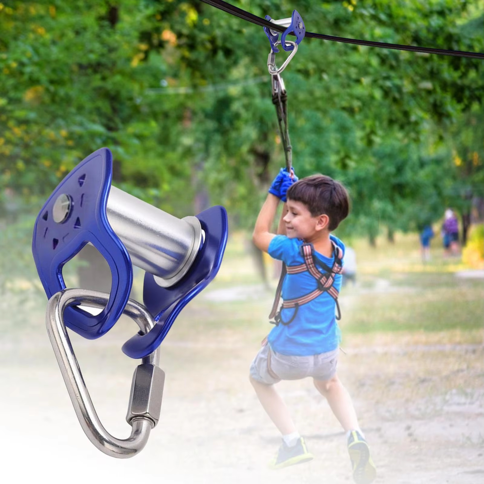 Kids Outdoor Zipline - Набор для зиплайна на открытом воздухе