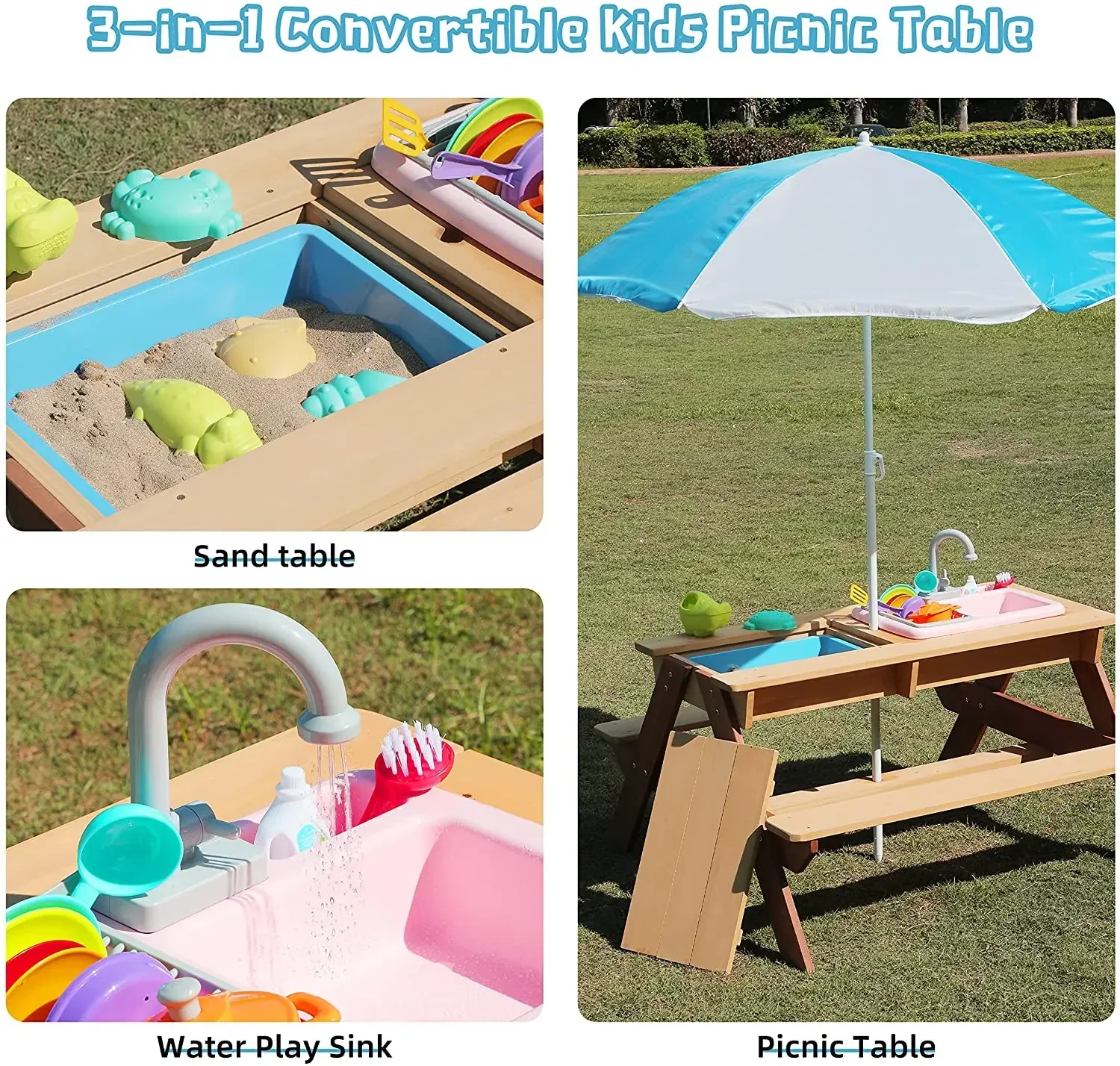 # Детский стол для пикника, об – обзор и цена Kids Outdoor Dining Set