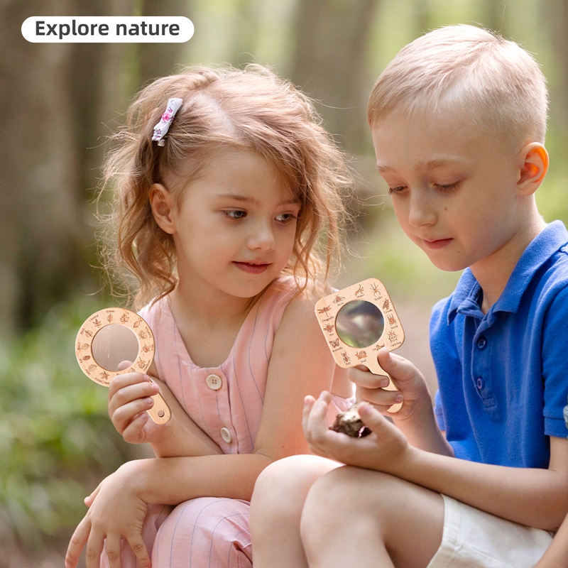 Деревянный набор с увеличитель – обзор и цена Kids Outdoor Education