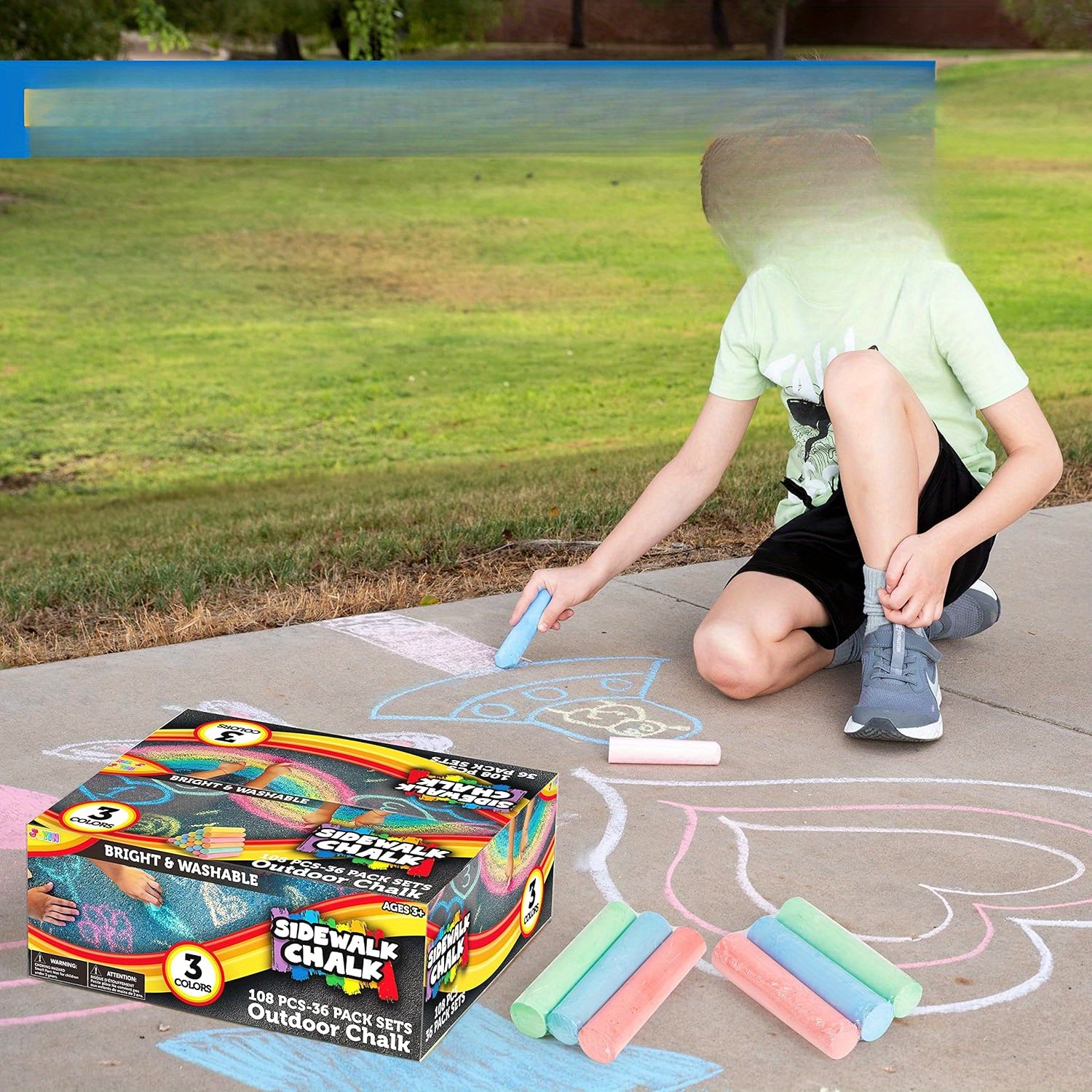 Набор мелков для тротуаров, 10 – обзор и цена Chalk Outdoor Jumbo