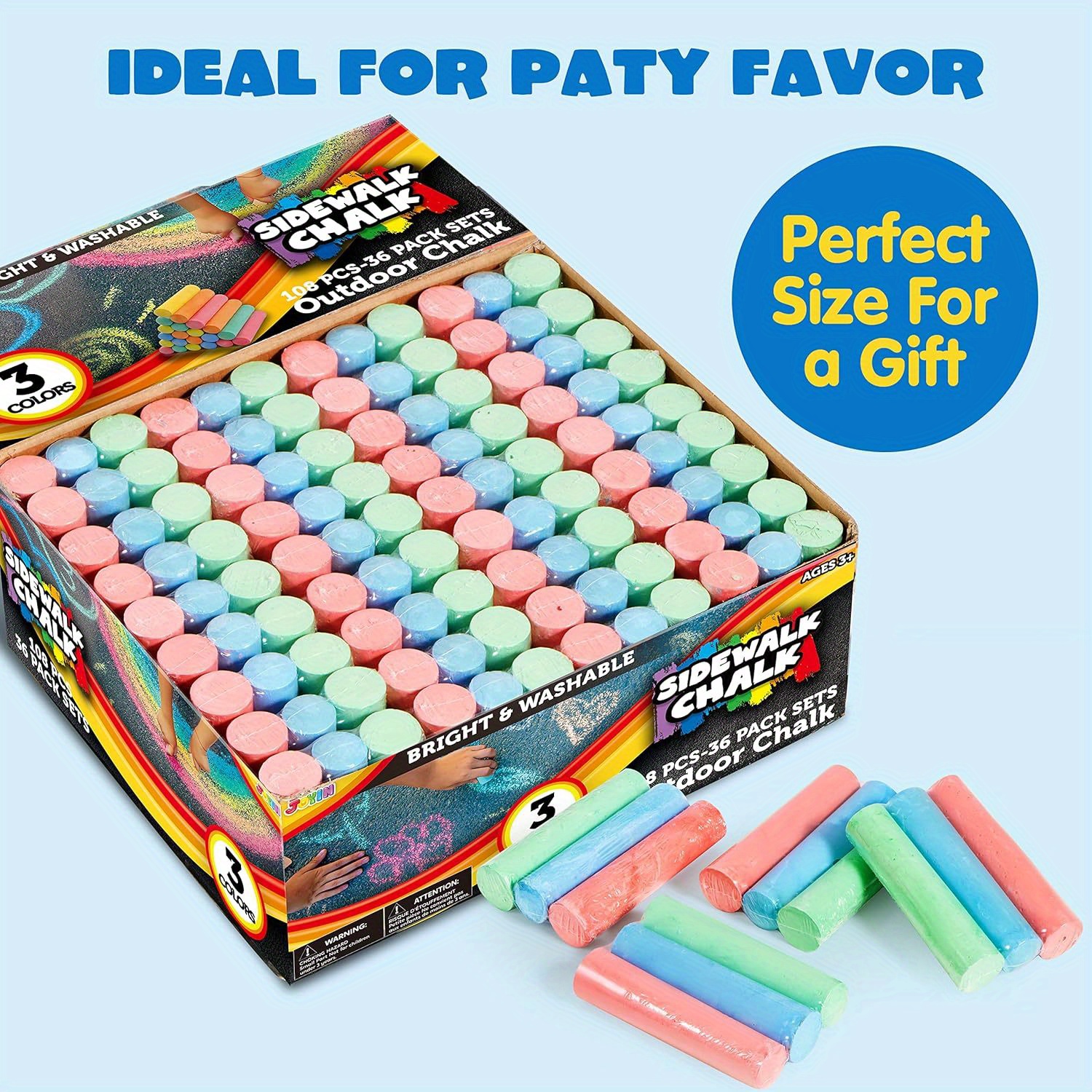 Набор мелков для тротуаров, 10 – обзор и цена Chalk Outdoor Jumbo