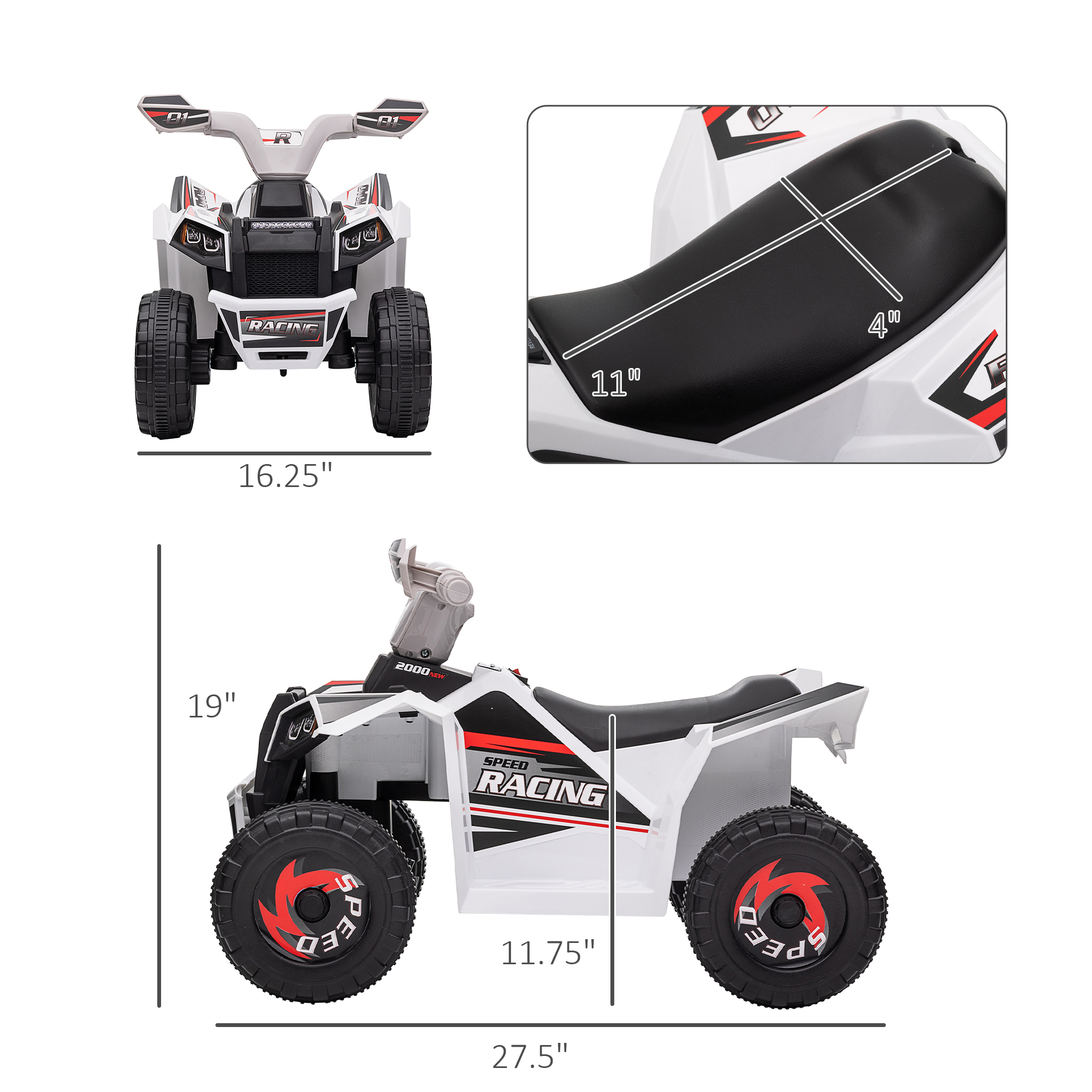 Детский электромобиль 6V: проч – обзор и цена Kids Outdoor Electric Car