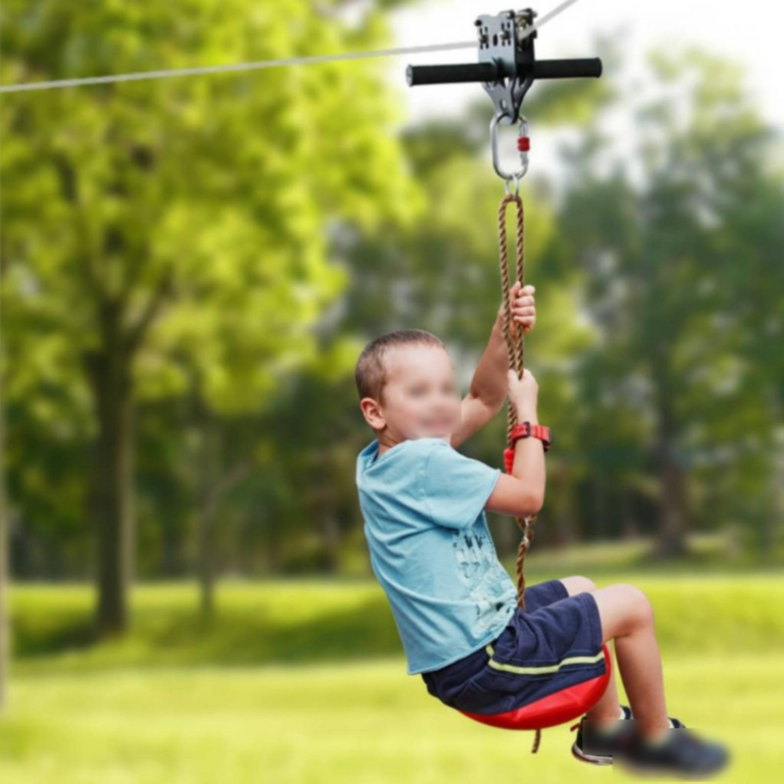 Детский комплект для самостоят – обзор и цена Kids Outdoor Zipline