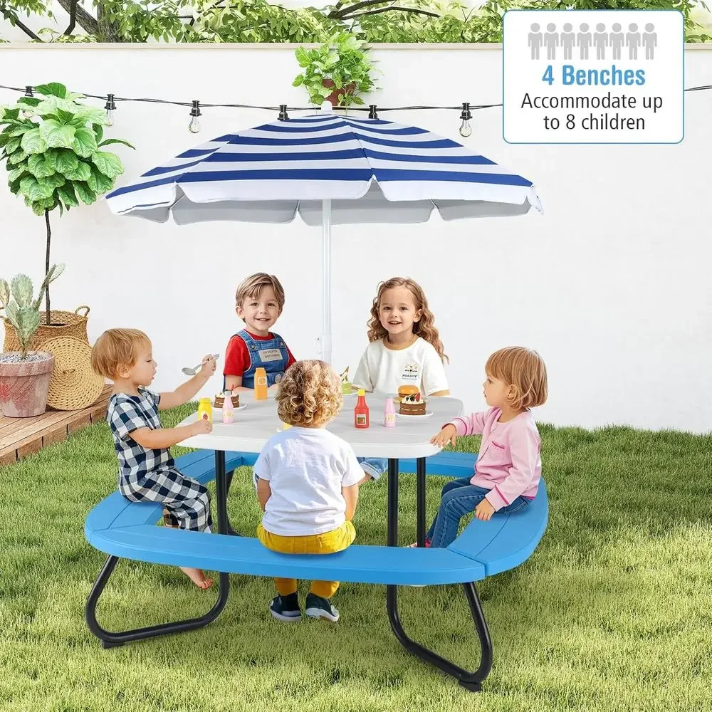 Детский пикниковый стол на 8 ч – обзор и цена Kids Outdoor Frame