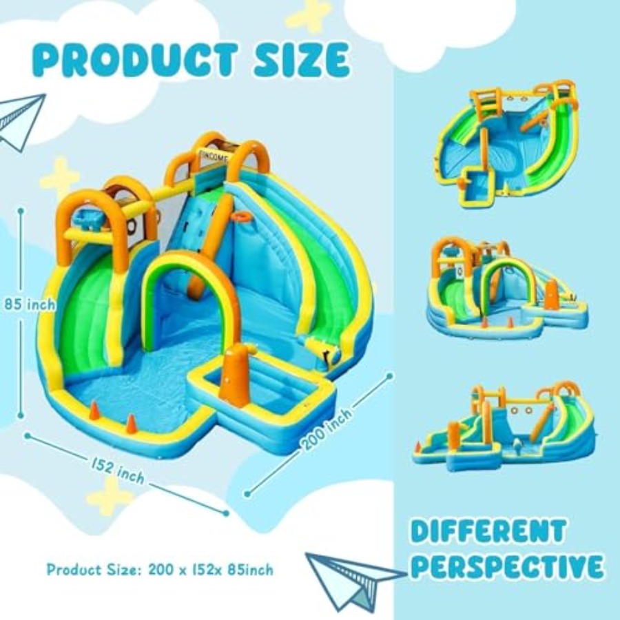 Надувной аквапарк для детей на – обзор и цена Kids Outdoor Water Park