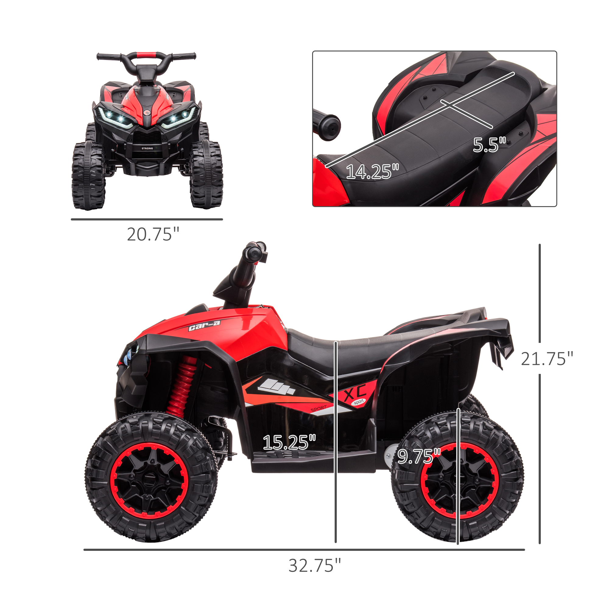 Детский электромобиль 12В с му – обзор и цена Kids Outdoor Electric Car