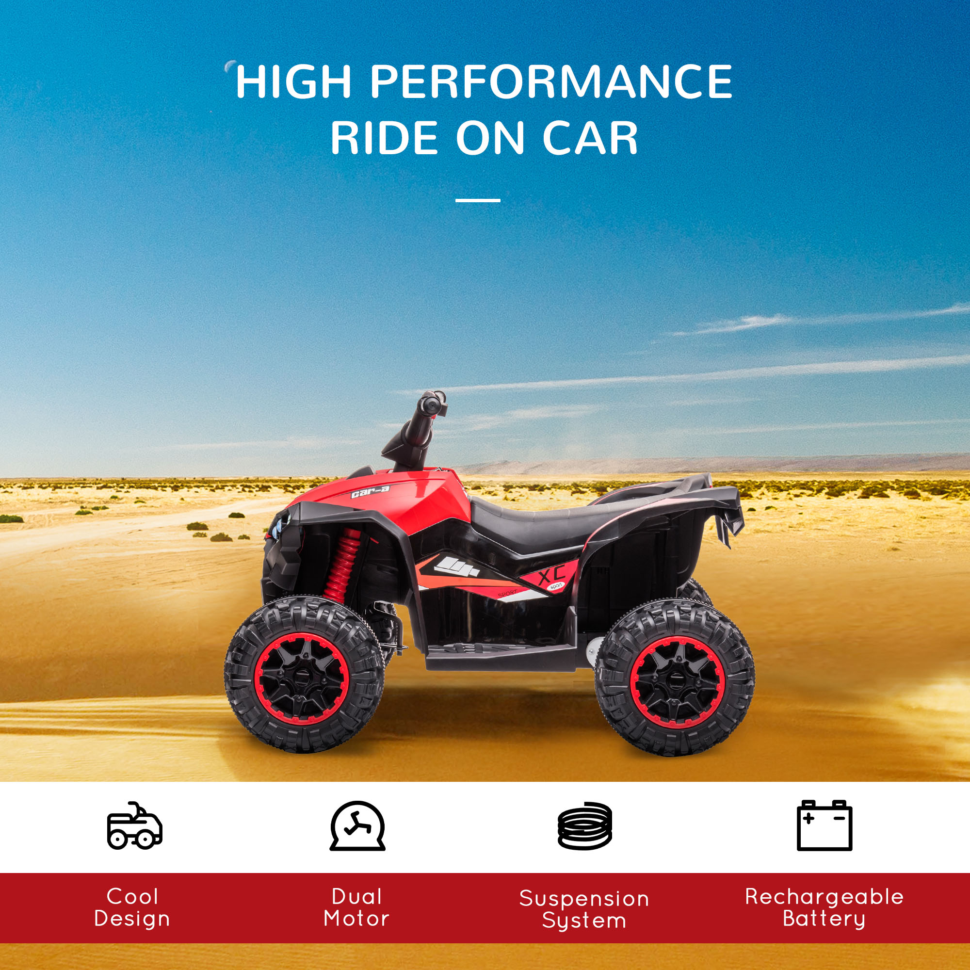 Детский электромобиль 12В с му – обзор и цена Kids Outdoor Electric Car