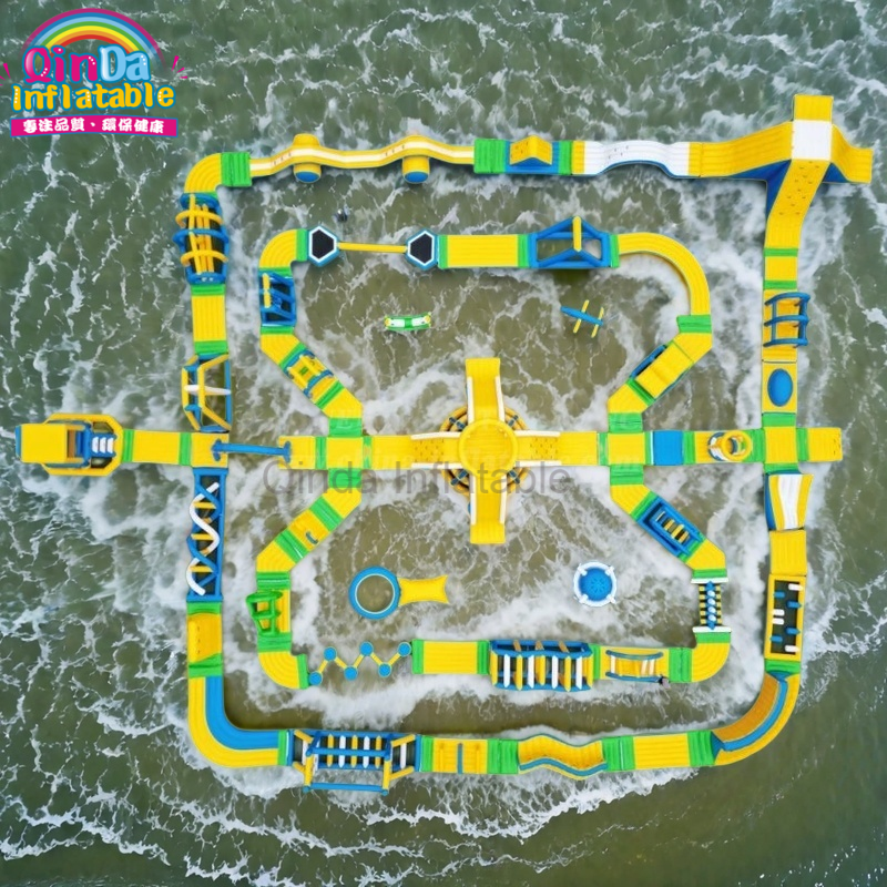 Гигантский надувной аквапарк д – обзор и цена Kids Outdoor Water Park