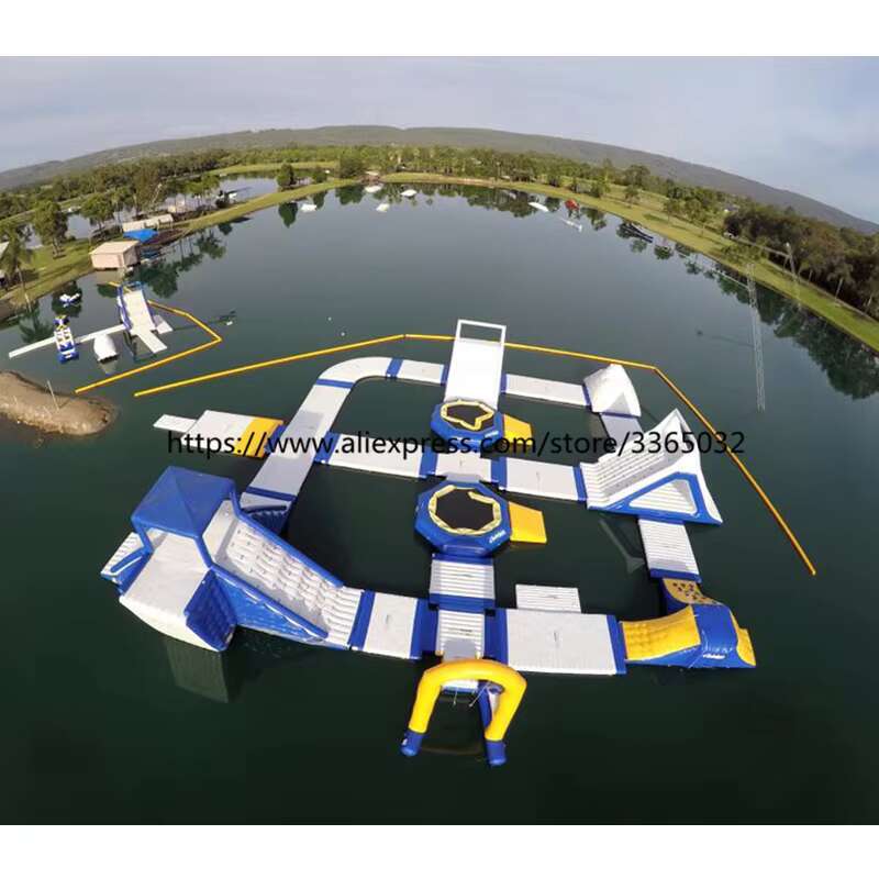 Гигантский надувной аквапарк д – обзор и цена Kids Outdoor Water Park
