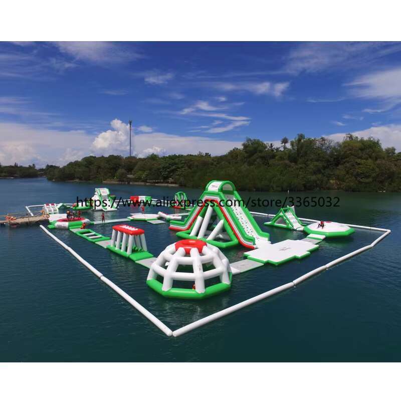 Гигантский надувной аквапарк д – обзор и цена Kids Outdoor Water Park