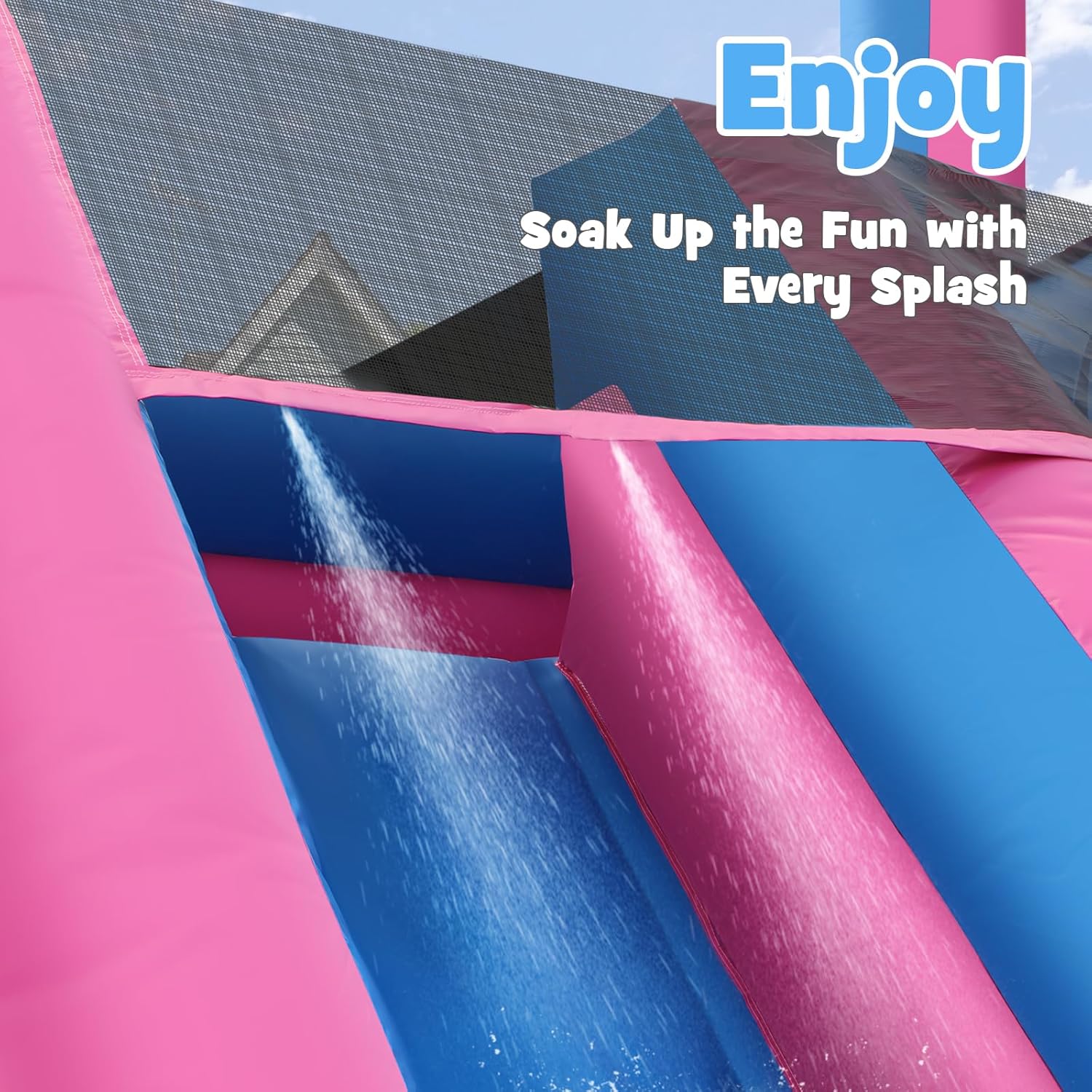 Надувная водная горка для тяже – обзор и цена Kids Outdoor Water Park