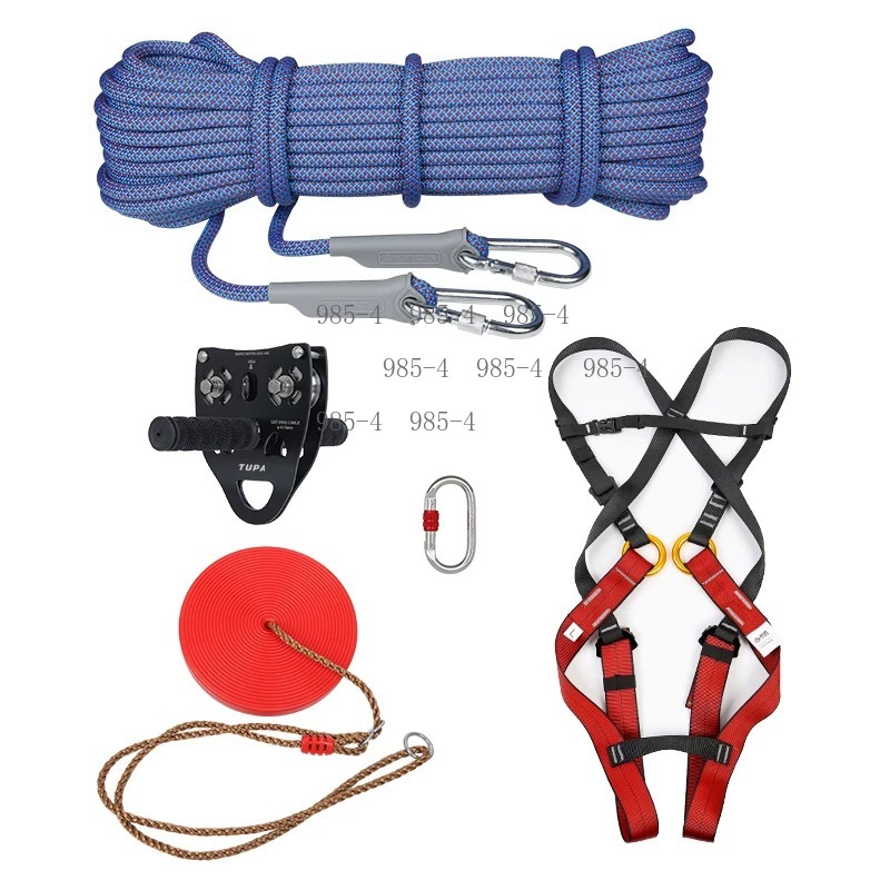 Детский комплект для зиплайна  – обзор и цена Kids Outdoor Zipline