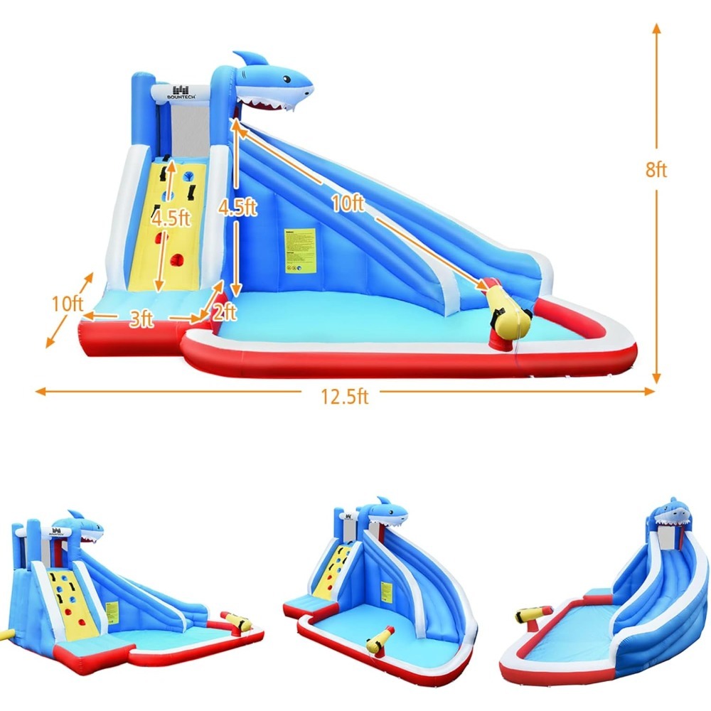 Надувная водная горка с достав – обзор и цена Kids Outdoor Water Park