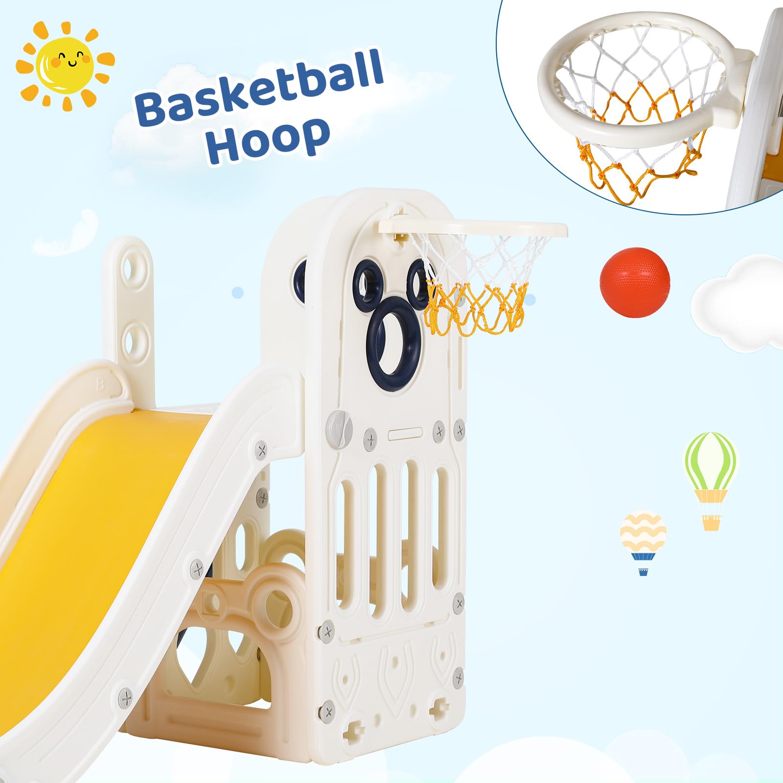 Игровой комплекс 6 в 1 для мал – обзор и цена Kids Outdoor Basketball