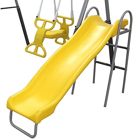 Детская металлическая игровая  – обзор и цена Kids Outdoor Swing And Slide