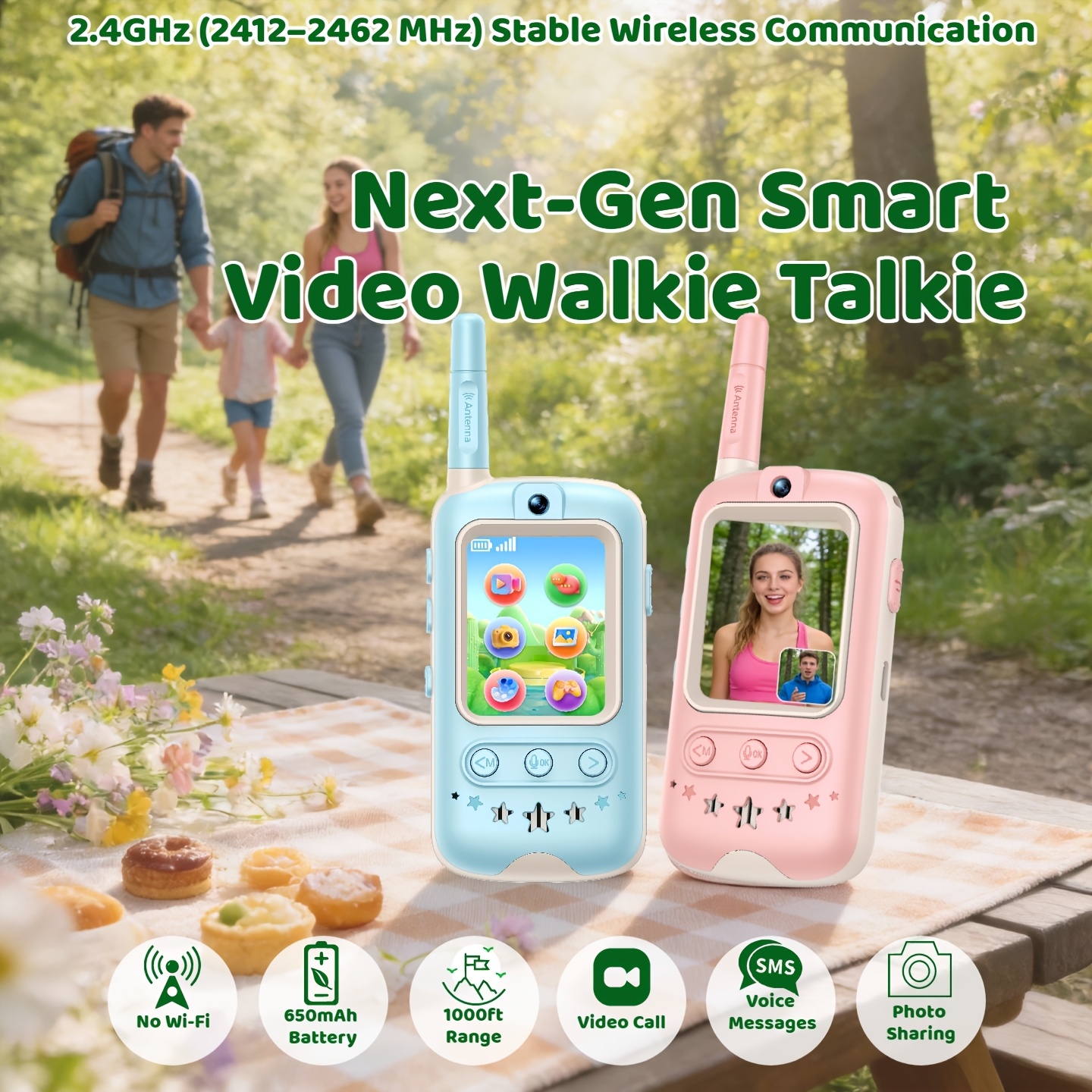 Набор видеотелефонов-раций (2  – обзор и цена Kids Outdoor Videos