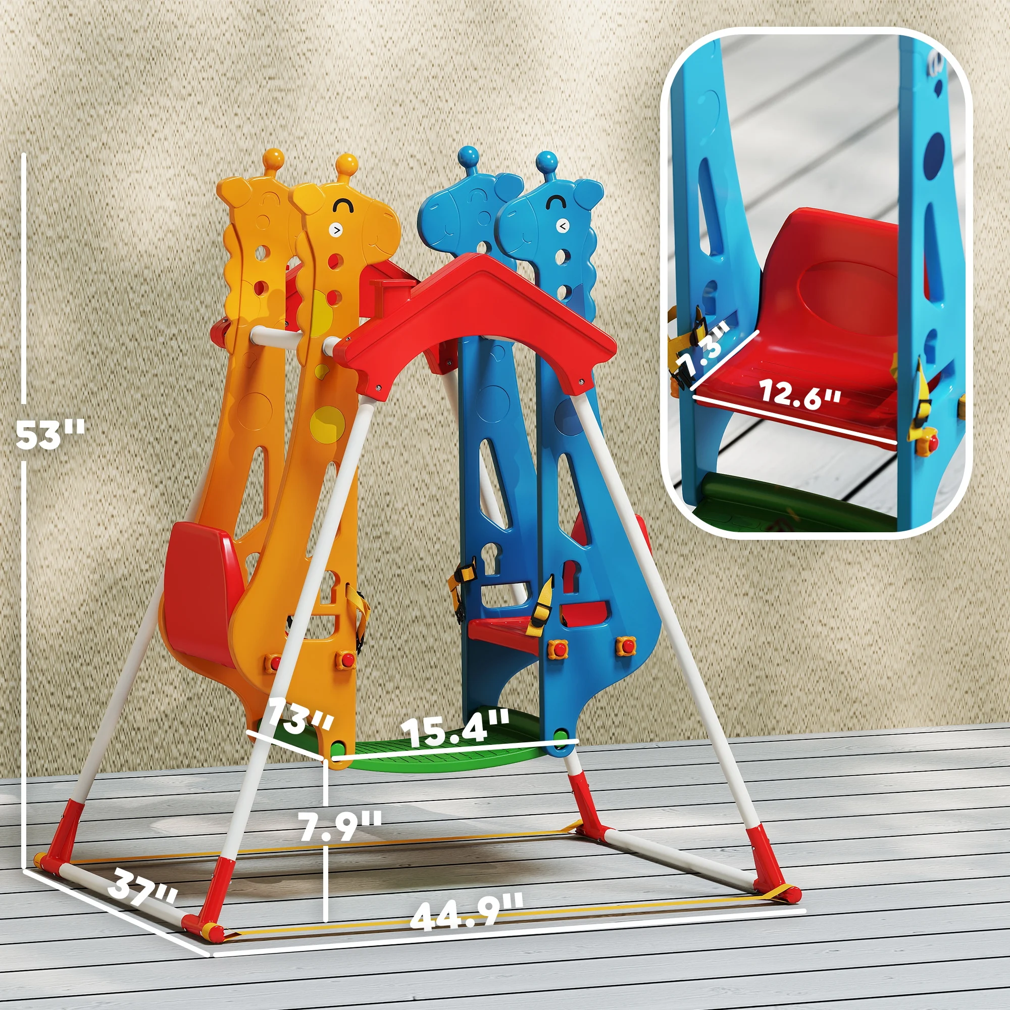 Детские качели Face-to-Face, у – обзор и цена Kids Outdoor Swing And Slide
