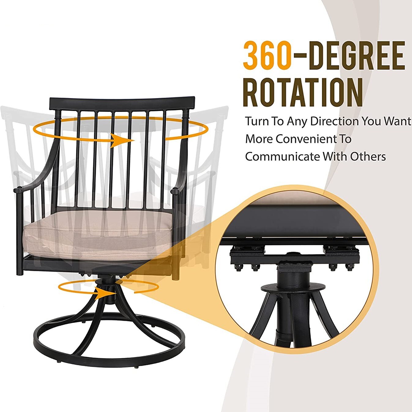 Набор из 6 поворотных садовых  – обзор и цена Kids Outdoor Dining Set