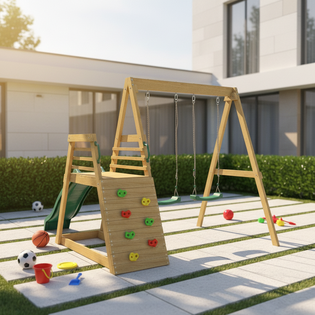 2026 Надувная игровая площадка – обзор и цена Kids Outdoor Swing And Slide