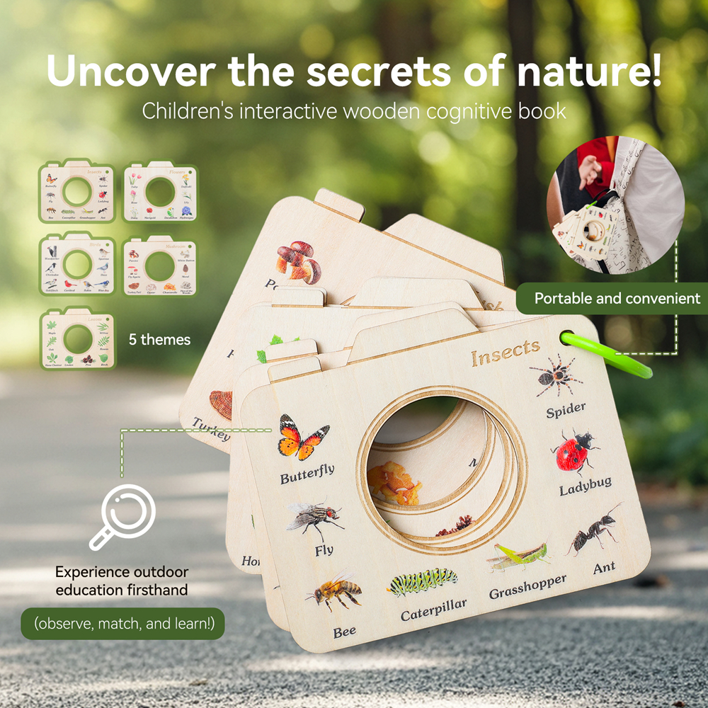 Деревянная развивающая книга в – обзор и цена Kids Outdoor Kit