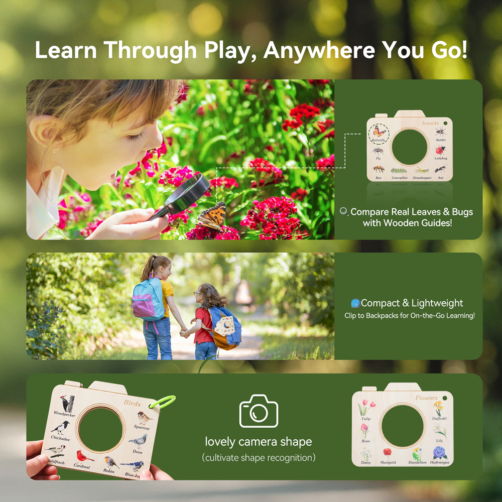 Деревянная развивающая книга в – обзор и цена Kids Outdoor Kit