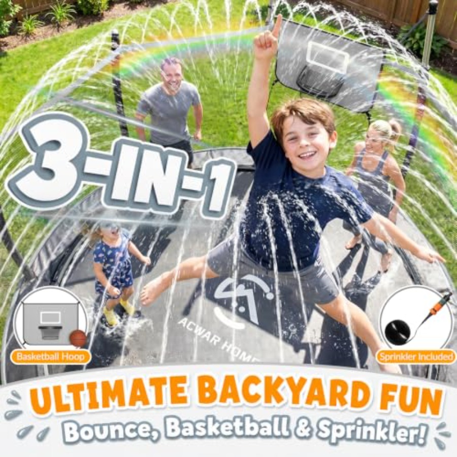 Уличный батут для двора с анти – обзор и цена Kids Outdoor Frame