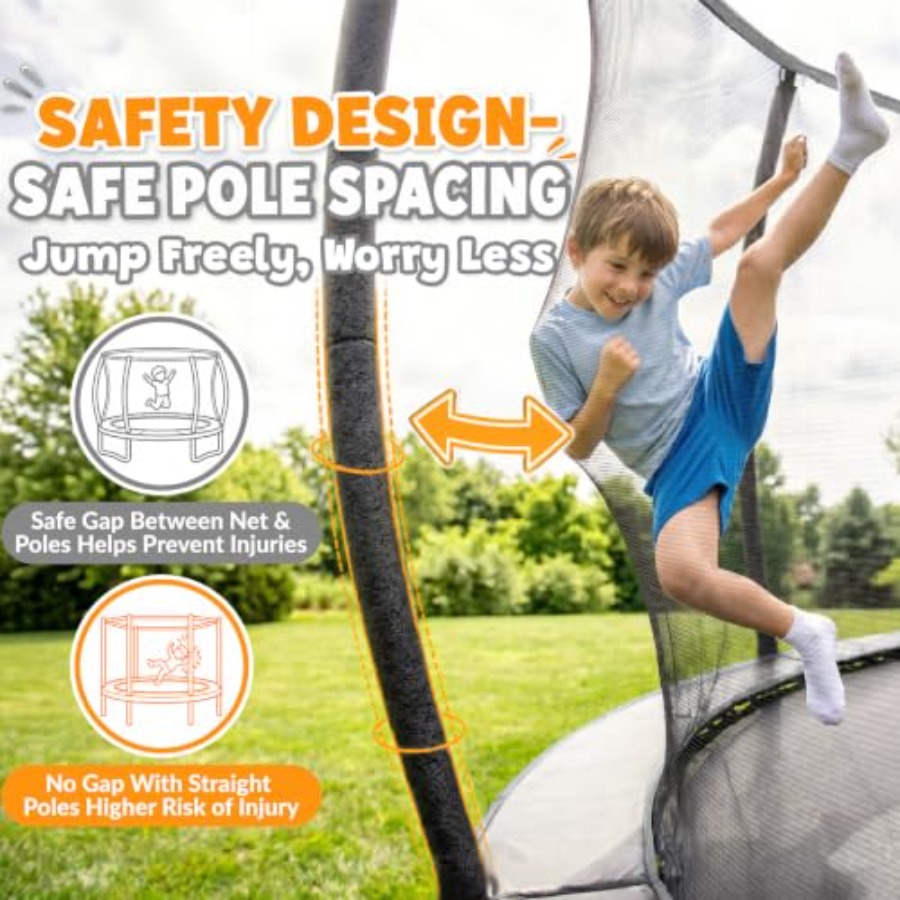 Уличный батут для двора с анти – обзор и цена Kids Outdoor Frame