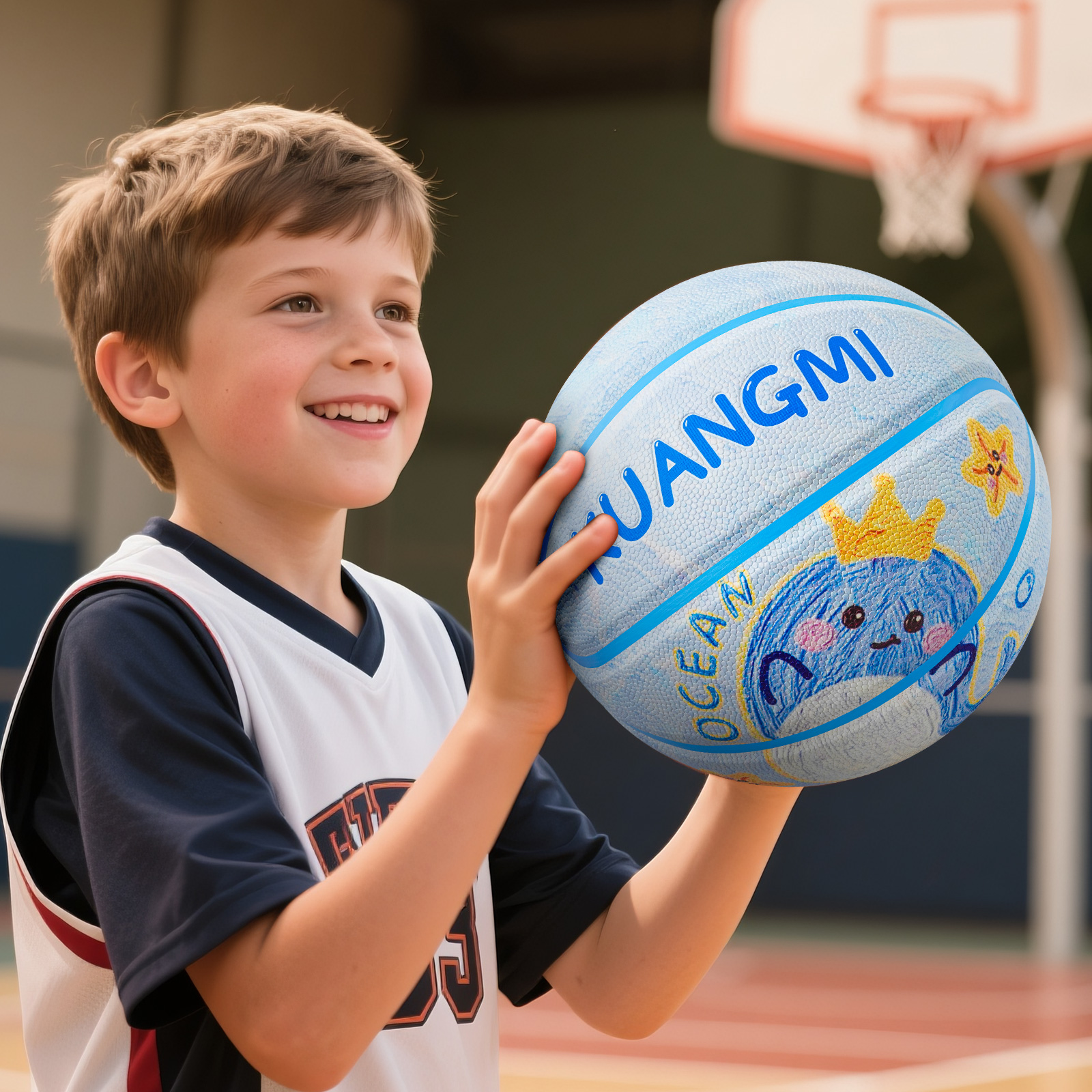 Детский баскетбольный мяч Kuan – обзор и цена Kids Outdoor Basketball