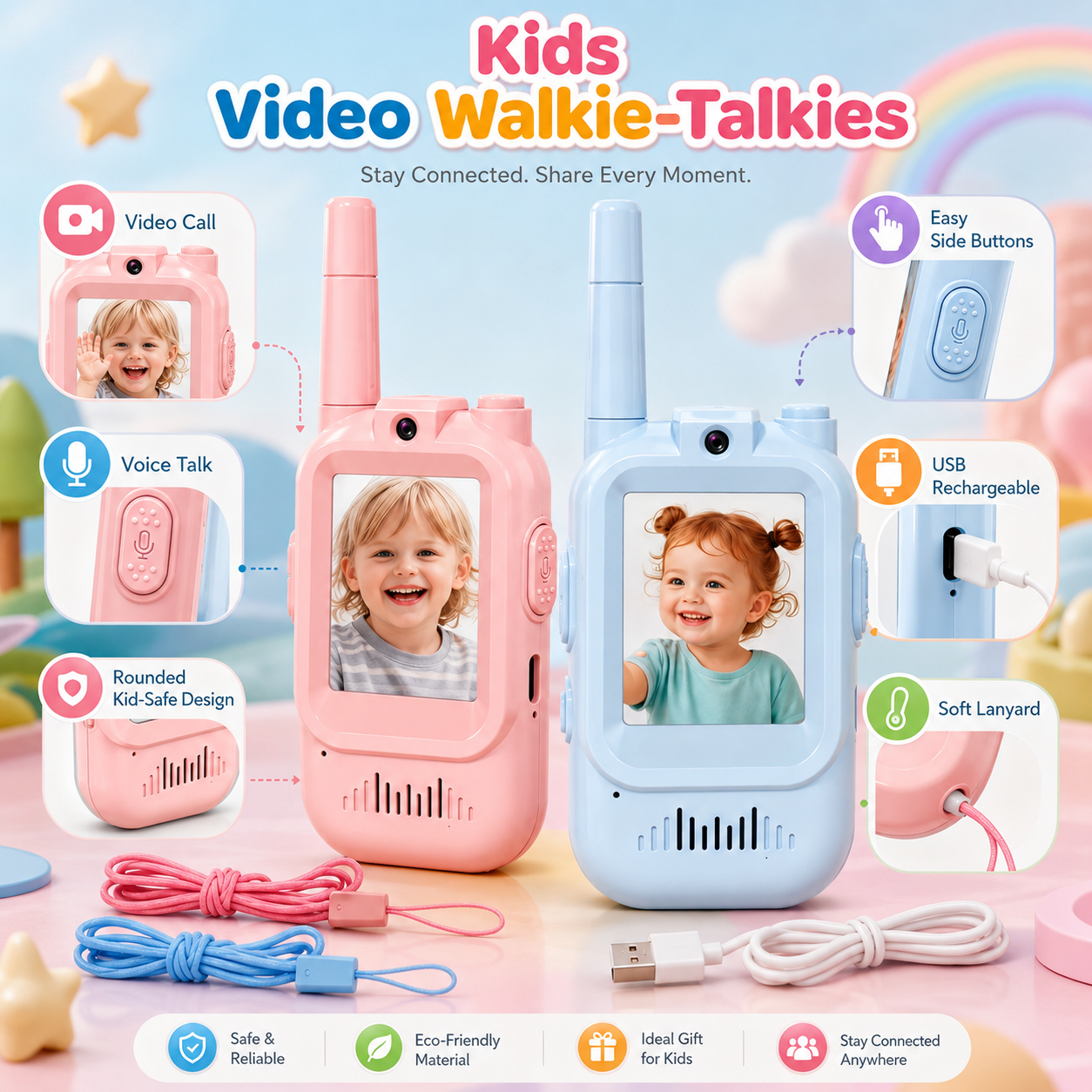 2 шт. детские видеорации с USB – обзор и цена Kids Outdoor Videos