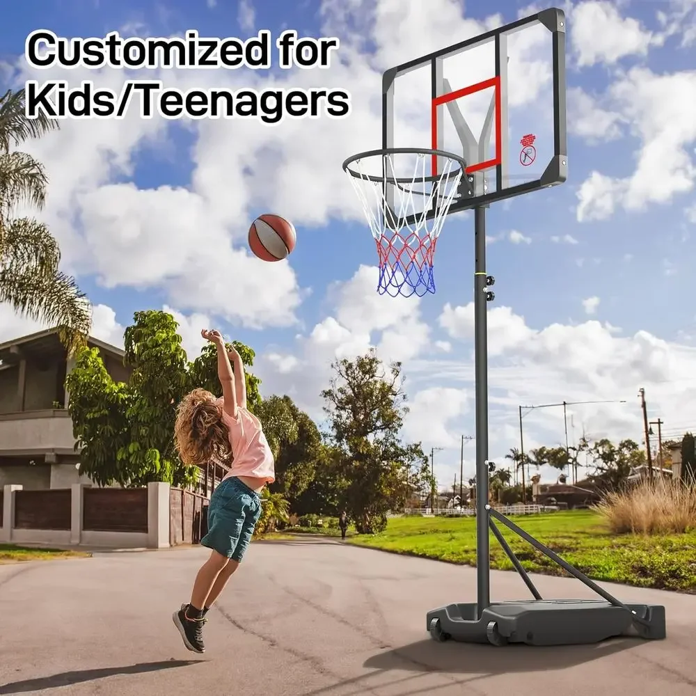 Регулируемый по высоте портати – обзор и цена Kids Outdoor Basketball